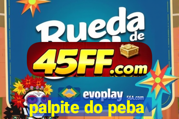 palpite do peba
